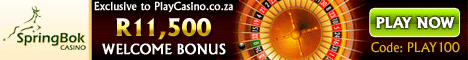 Springbok Online Casino - R300 Free No Deposit Casino